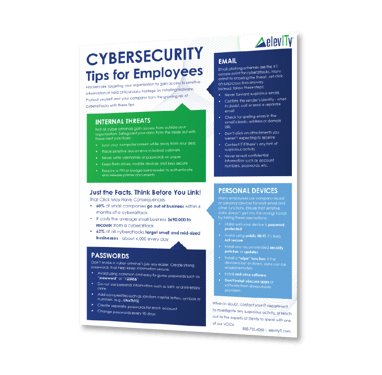 GRAPHIC - Cybersecurity Tips for Employees_Pages