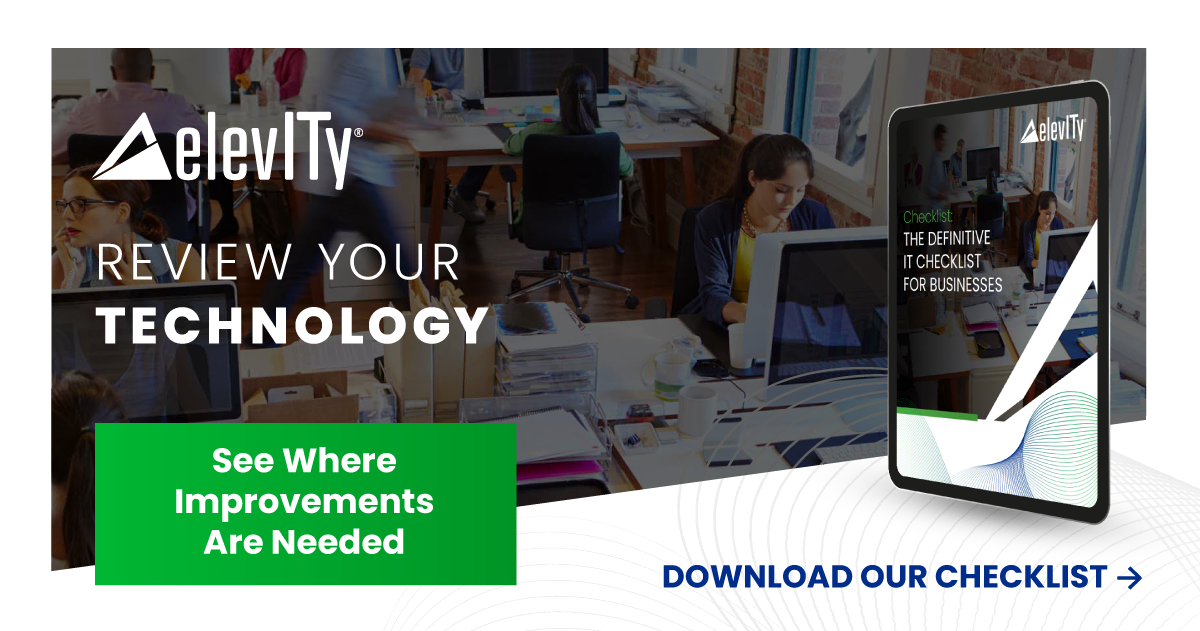 The Definitive IT Checklist for Businesses | Elevity