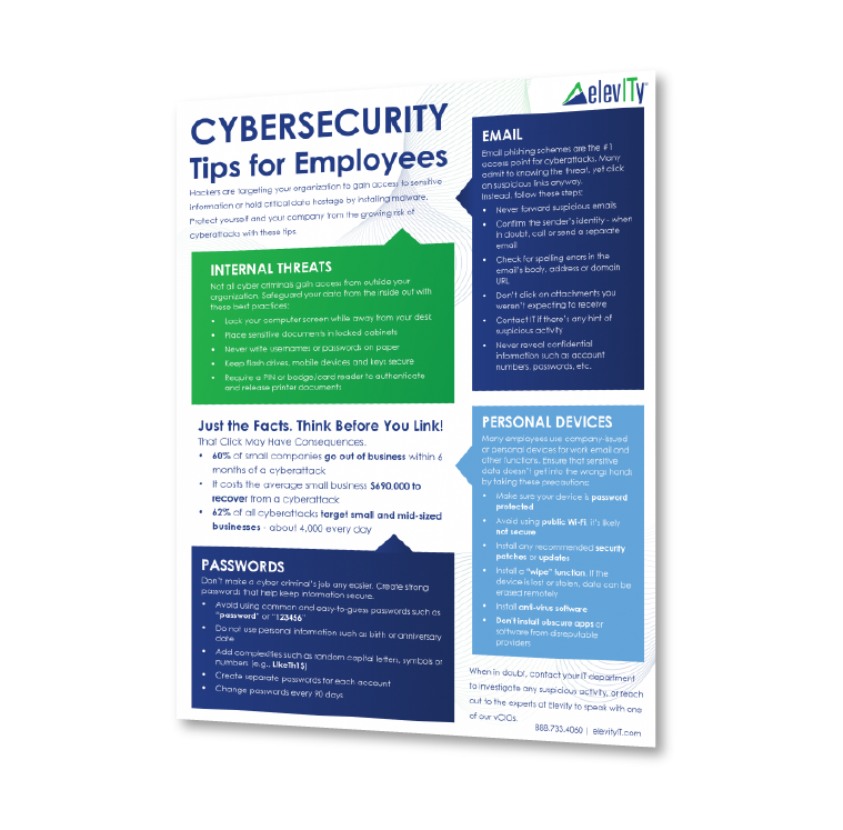 GRAPHIC - Cybersecurity Tips for Employees_Pages